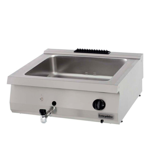 Bain Marie me Gaz. 1 Vaske M80 700 Serie