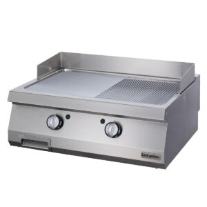 Zgare Profesionale Elektrike Pjaster e 1/2 Vijezuar + 1/2 Shesh Chrome (Termostatike): M80 700 Serie