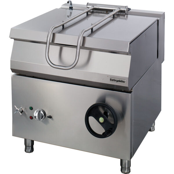 Braziere Gastronomike me Gaz - Manuale me Fund Hekuri. 1 Vaske 80 lt. 900 Serie