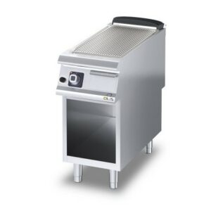 Zgare Profesionale me Gaz Pjaster e Vijezuar Brushed Chrome (Termostatike): M40 Diamante 90
