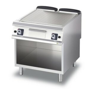 Zgare Profesionale me Gaz Pjaster e Vijezuar Brushed Chrome (Termostatike): M80 Diamante 90