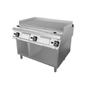 Zgare Profesionale me Gaz - M120: Grilat ne 3 variante: Inox V / Inox Shufer / Gize Diamante 90